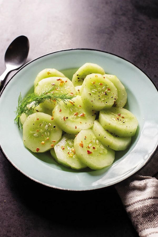 Pickled cucumber salad