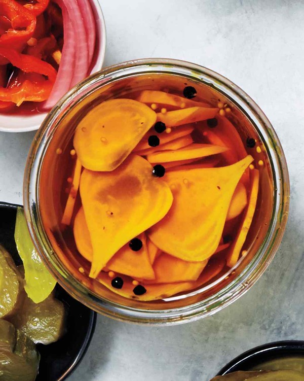 Pickled dill beets