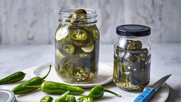 Pickled jalapeños