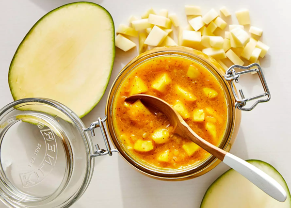 Pickled mango sauce (Amba)