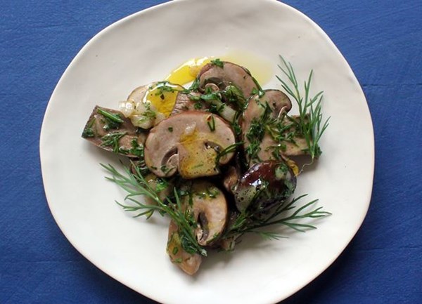Pickled mushrooms