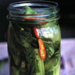 Pickled mustard greens 