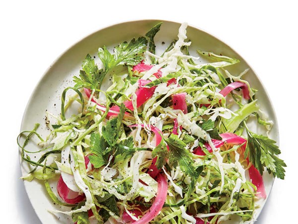 Pickled onion slaw