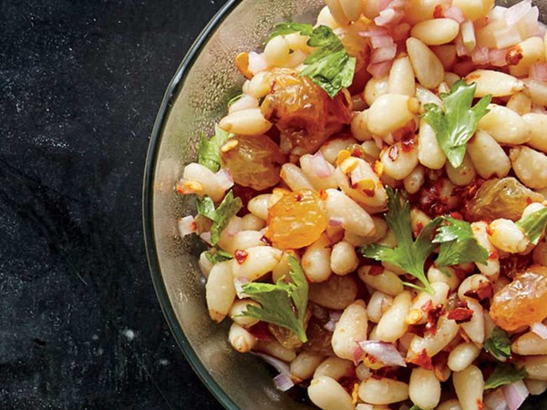 Pickled pine nut agrodolce