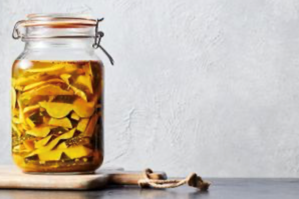 Pickled pumpkin skin