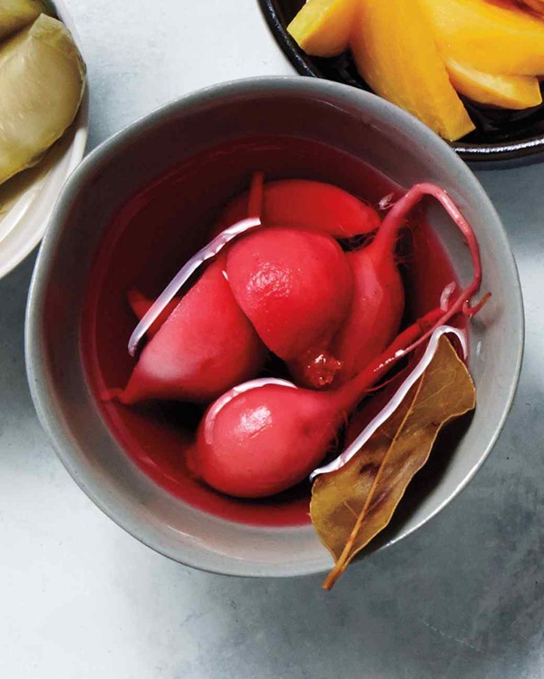 Pickled radishes
