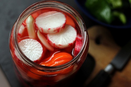 Pickled radishes