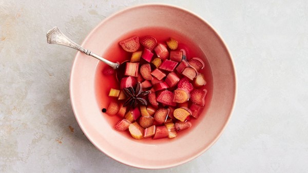 Pickled rhubarb
