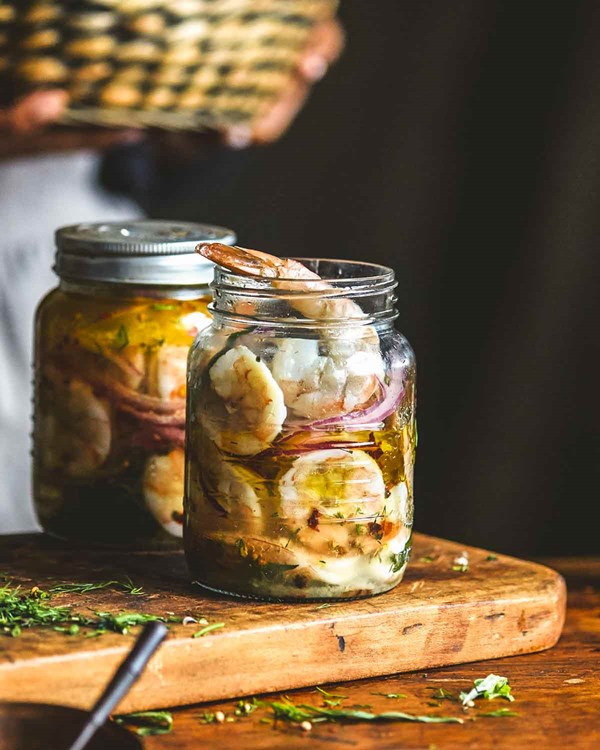 Pickled shrimp