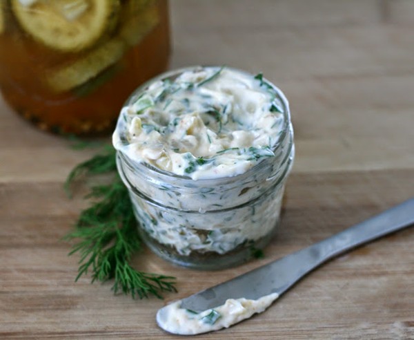 Pickled squash remoulade