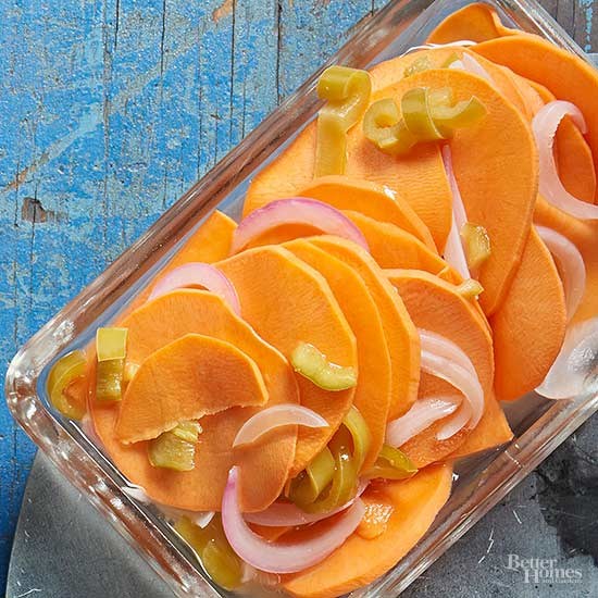 Pickled sweet potatoes