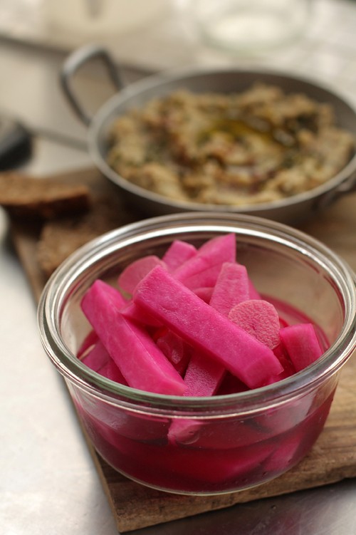 Pickled turnips
