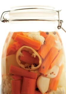 Pickled vegetables (Turshija od zelenchuk)