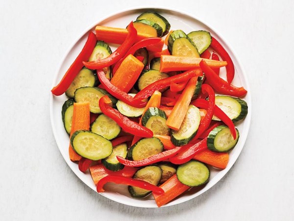 Pickled vegetables with ginger