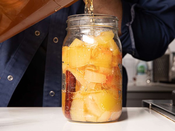 Pickled watermelon rind