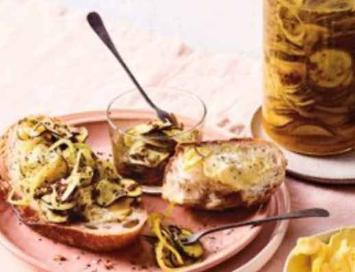 Pickled zucchini