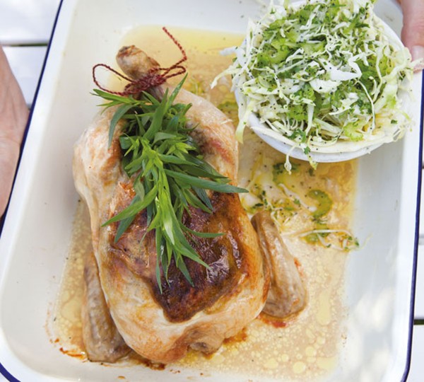 Picnic roast chicken