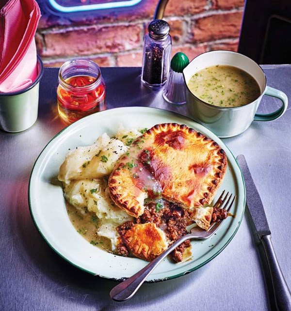 Pie and liquor