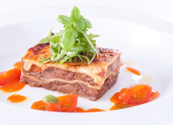 Pig cheek lasagne