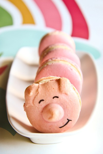 Piggy macarons