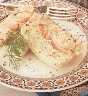 Pike and Russian salmon mousse