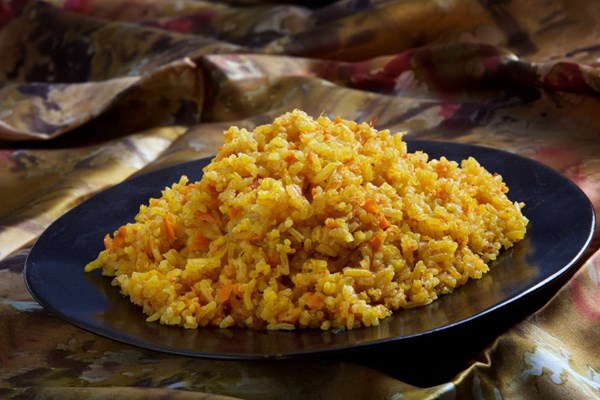 Pilaf with carrots