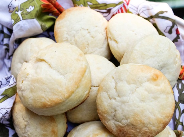 Pillowy (and pretty) yeasted angel biscuits