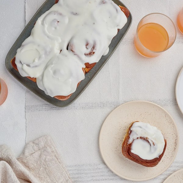Pillowy cinnamon rolls