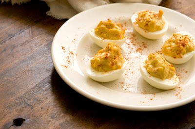 Pimento cheese deviled eggs