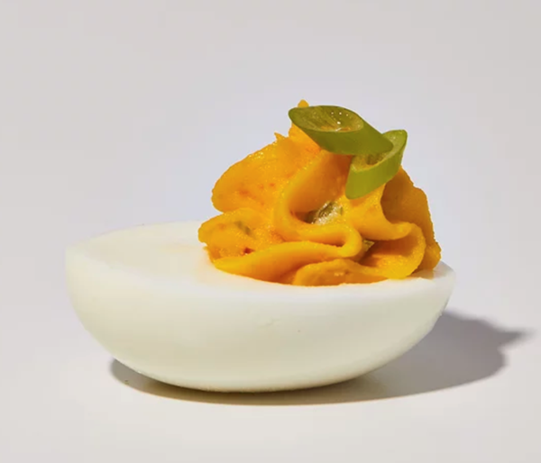 Pimento cheese deviled eggs