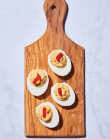 Pimento cheese deviled eggs