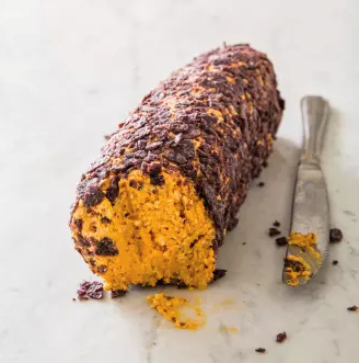 Pimento cheese log with bacon