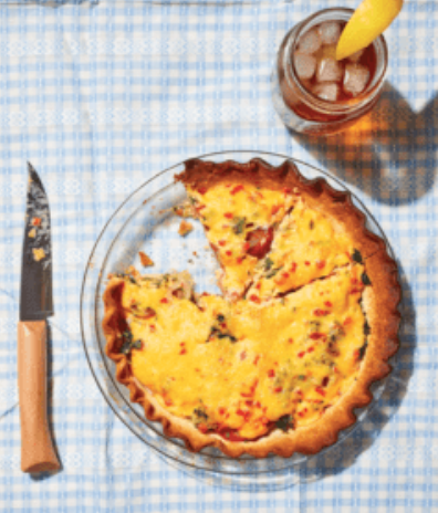 Pimento cheese tomato-herb pie