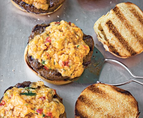 Pimento cheeseburgers