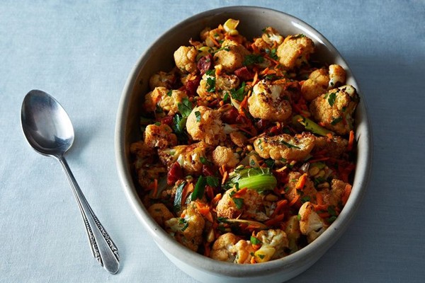 Pimentón roasted cauliflower