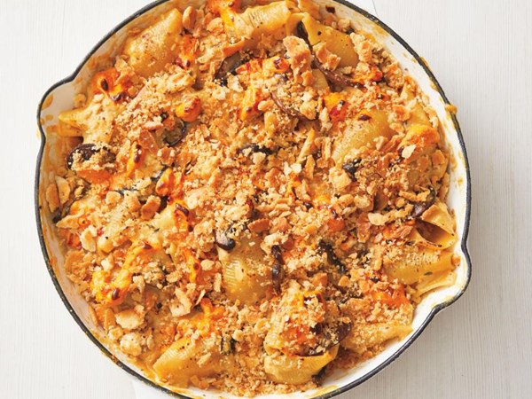 Pimiento mac and cheese with tuna