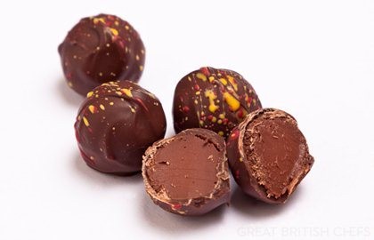 Pimm's cocktail truffles