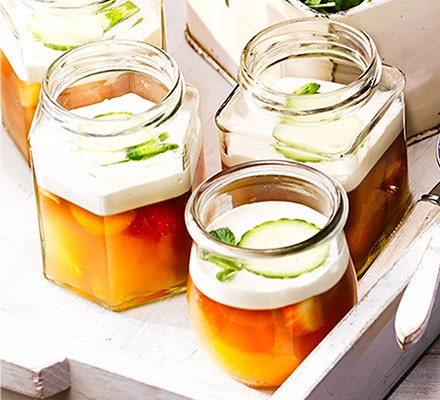 Pimm's jelly jars