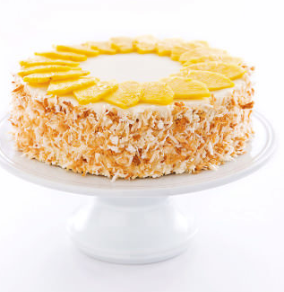 Piña colada cake