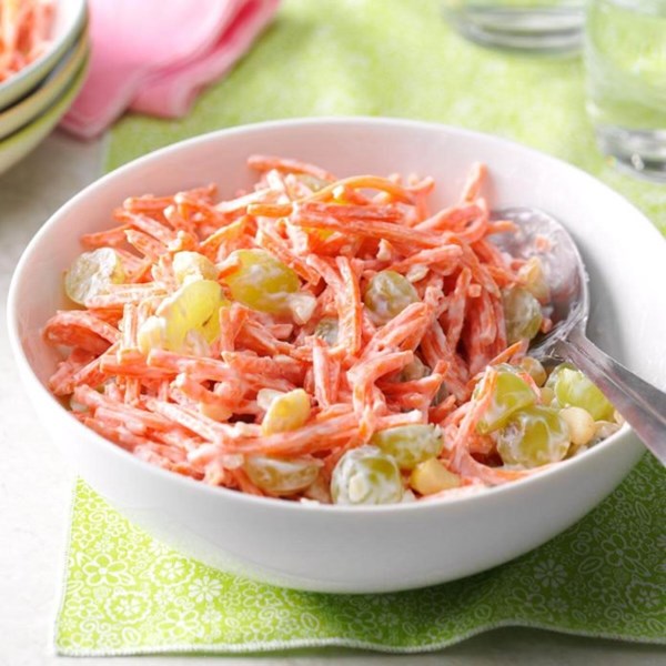Piña colada carrot salad