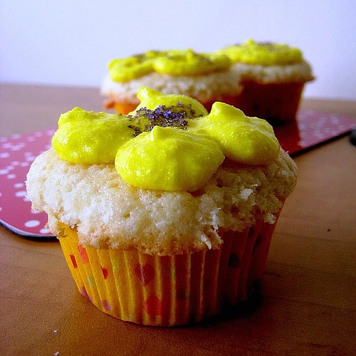 Pina colada cupcakes