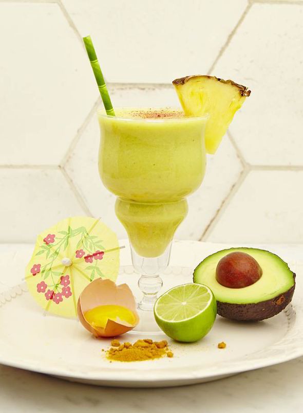 Piña colada smoothie
