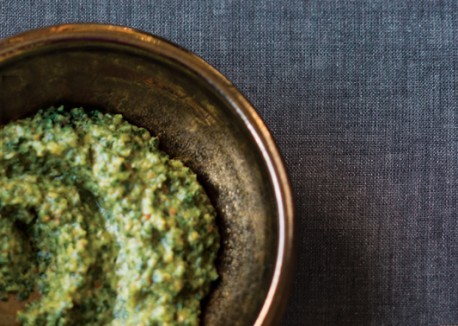 Pine nut agrodolce with quinoa and zucchini
