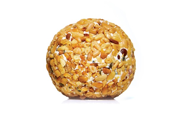 Pine nut and feta cheese ball