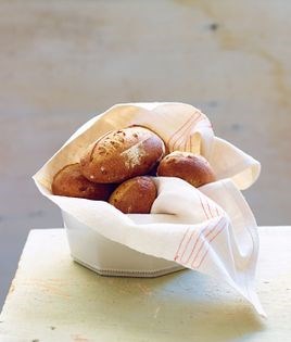 Pine nut and herb rolls