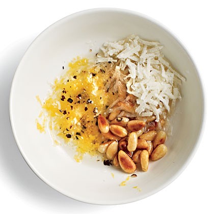 Pine nut and Parmesan broccoli