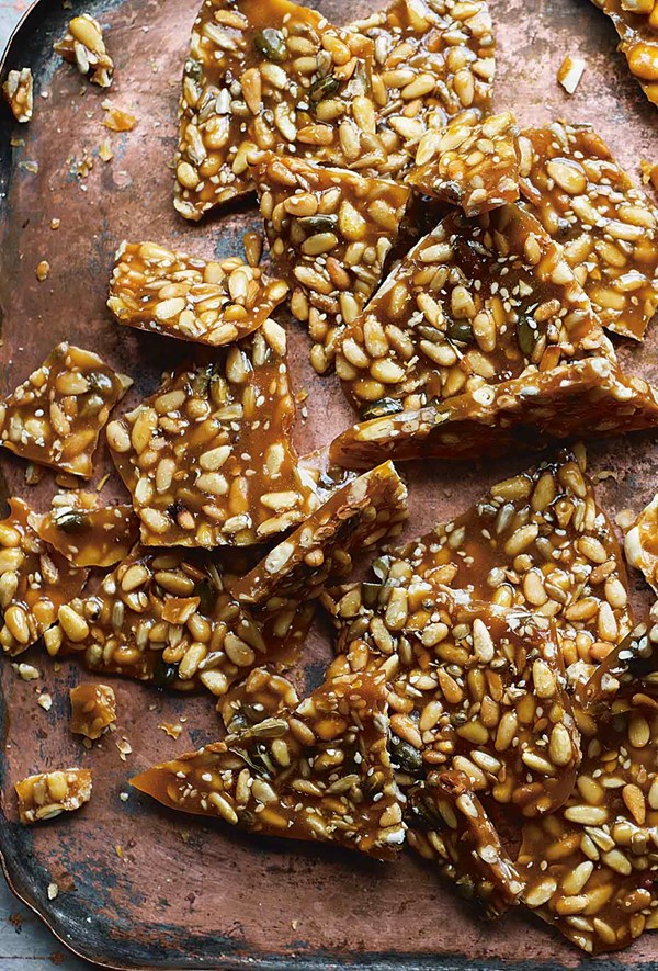 Pine nut brittle