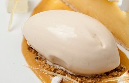 Pine nut ice cream