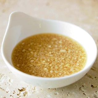 Pine nut mustard dressing (Jat sauce)
