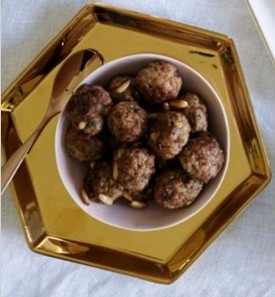 Pine nut, preserved lemon and fresh herb stuffing balls